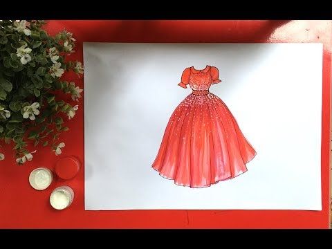 Top 17 Cách Vẽ Váy Dạ Hội Công Chúa Dạy Bé Học, Vẽ Váy Dạ Hội